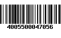 Código de Barras 4005500047056