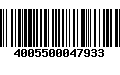 Código de Barras 4005500047933