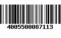 Código de Barras 4005500087113