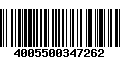 Código de Barras 4005500347262