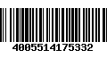 Código de Barras 4005514175332