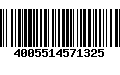 Código de Barras 4005514571325