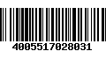 Código de Barras 4005517028031