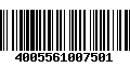 Código de Barras 4005561007501