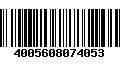 Código de Barras 4005608074053