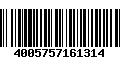 Código de Barras 4005757161314