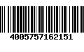 Código de Barras 4005757162151