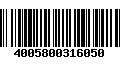 Código de Barras 4005800316050