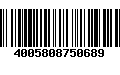 Código de Barras 4005808750689