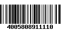 Código de Barras 4005808911110