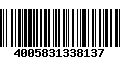 Código de Barras 4005831338137