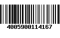 Código de Barras 4005900114167