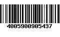 Código de Barras 4005900905437