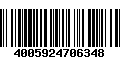 Código de Barras 4005924706348