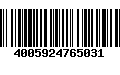 Código de Barras 4005924765031