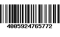 Código de Barras 4005924765772