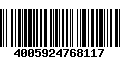 Código de Barras 4005924768117