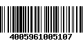 Código de Barras 4005961005107