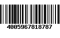 Código de Barras 4005967818787