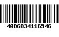 Código de Barras 4006034116546