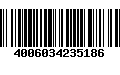 Código de Barras 4006034235186