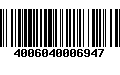 Código de Barras 4006040006947