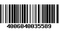 Código de Barras 4006040035589