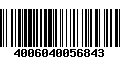 Código de Barras 4006040056843