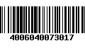 Código de Barras 4006040073017