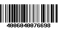 Código de Barras 4006040076698