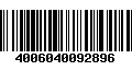 Código de Barras 4006040092896