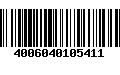 Código de Barras 4006040105411