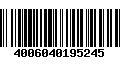 Código de Barras 4006040195245