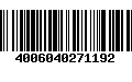 Código de Barras 4006040271192