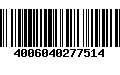 Código de Barras 4006040277514