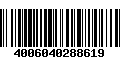 Código de Barras 4006040288619