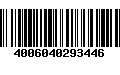 Código de Barras 4006040293446