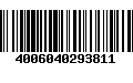 Código de Barras 4006040293811