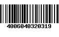 Código de Barras 4006040320319