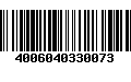 Código de Barras 4006040330073