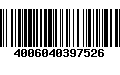 Código de Barras 4006040397526