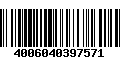 Código de Barras 4006040397571