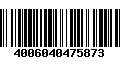 Código de Barras 4006040475873