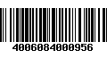 Código de Barras 4006084000956