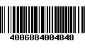 Código de Barras 4006084004848