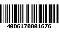 Código de Barras 4006170001676