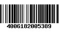 Código de Barras 4006182005389