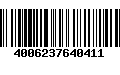 Código de Barras 4006237640411