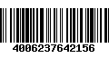 Código de Barras 4006237642156