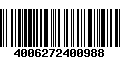 Código de Barras 4006272400988